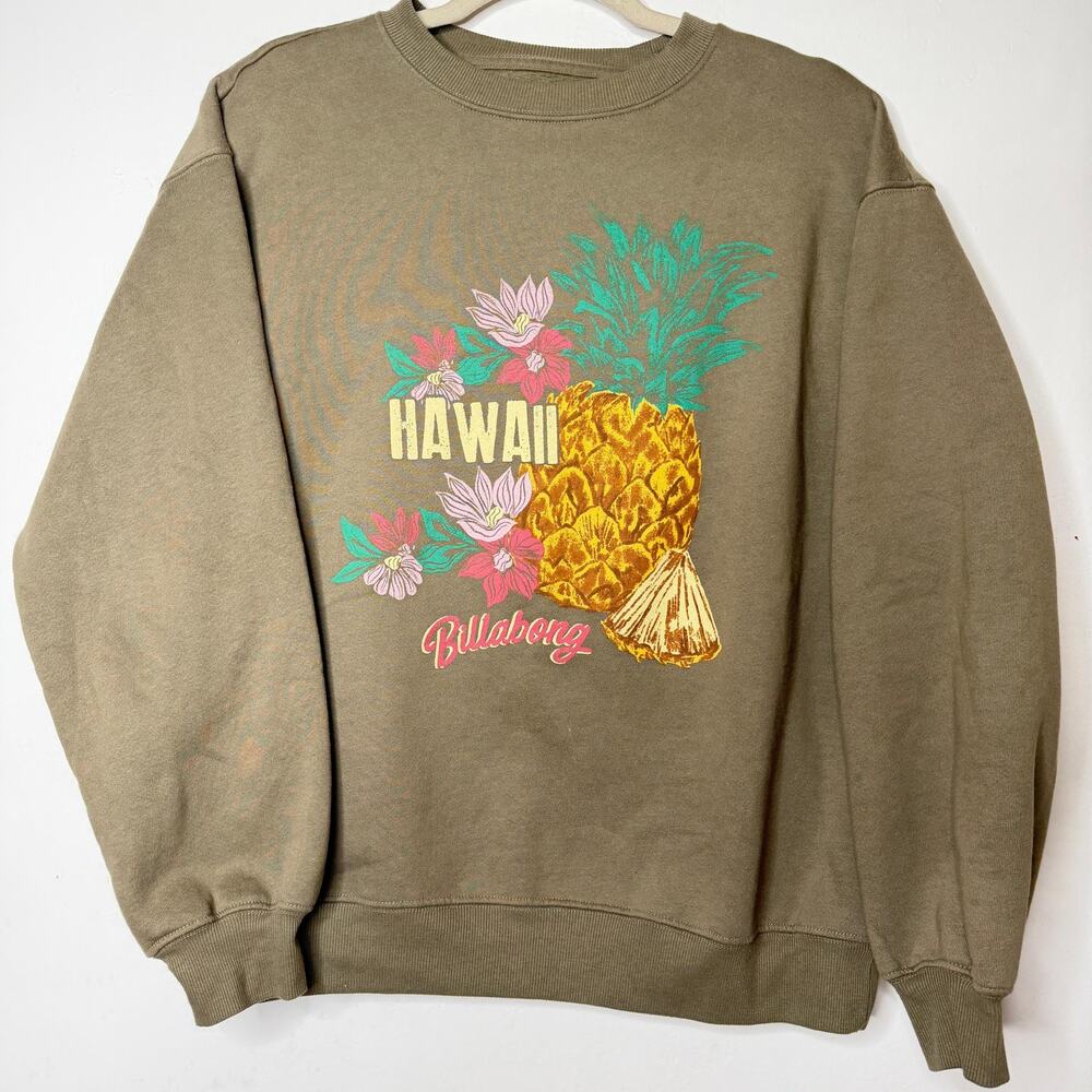 Vintage Billabong Green Hawaii Crewneck Sweatshirt – Size M